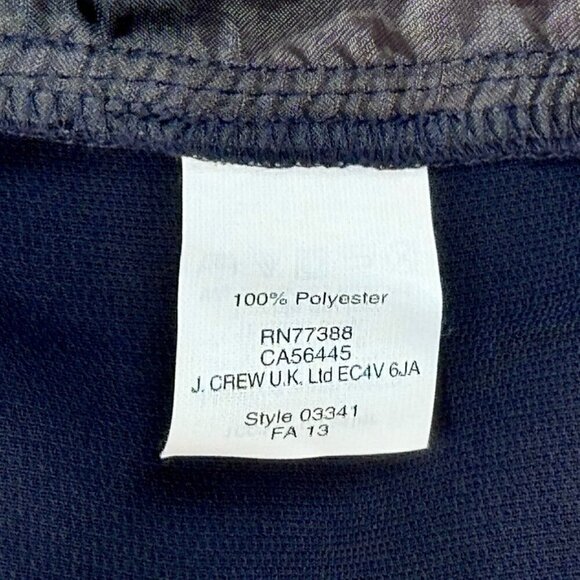 NWOT J.Crew Ankle Pants Sz10 Dark Blue Drawstring High Rise Cropped Cuffed - Picture 7 of 12